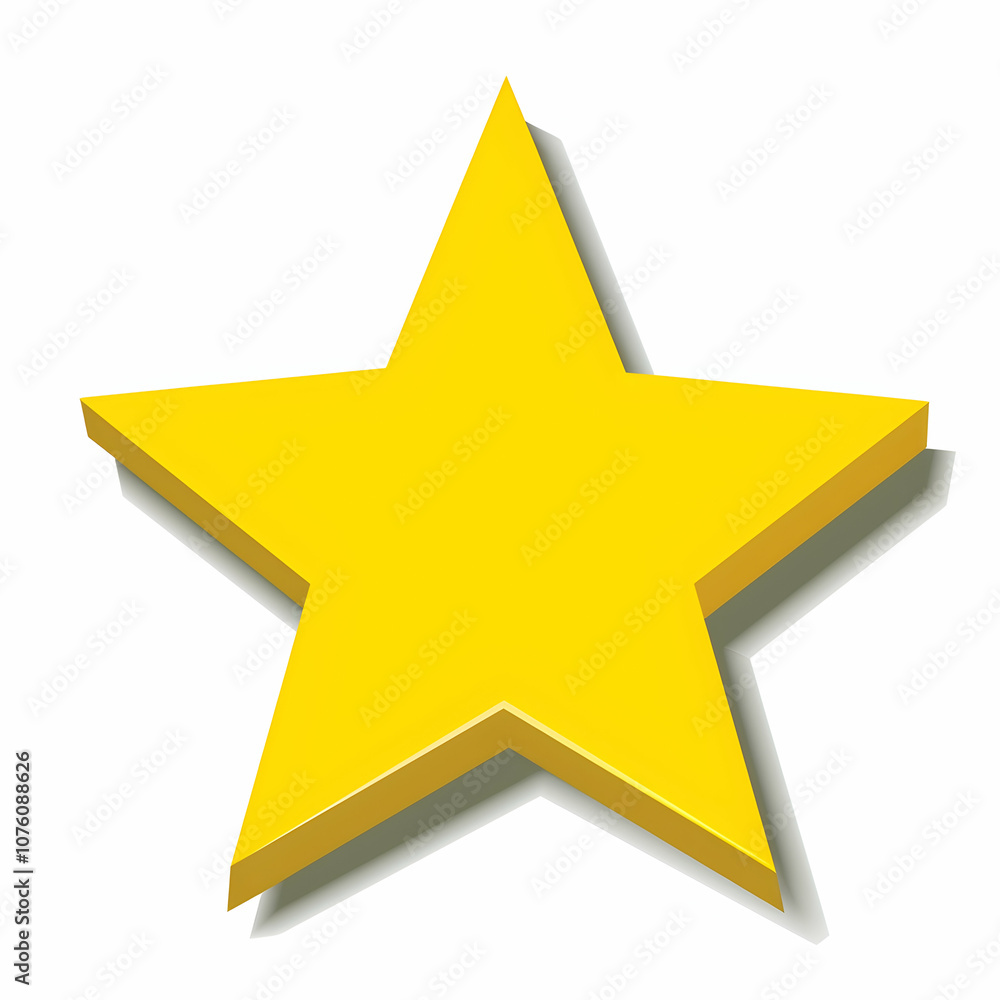 flat yellow star vector on a white background flat yellow star vector on a white background