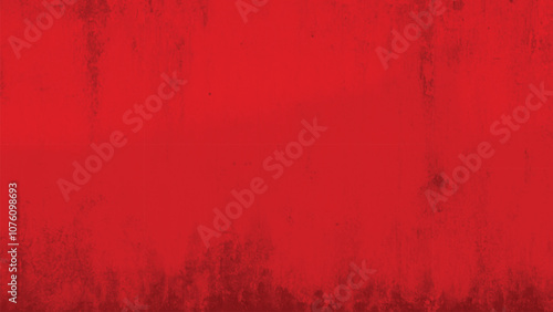 Red or dark red color and red gemstone color paint on cement wall texture as background.