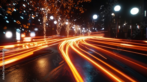 Light Trails 8K Photorealistic Ultra Photoreal Unreal
