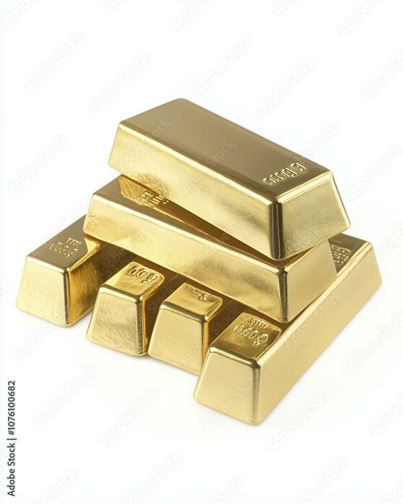 Golden ingots stacked in a gift box, a festive surprise for wealth and success Golden ingots stacked in a gift box, a festive surprise for wealth and success