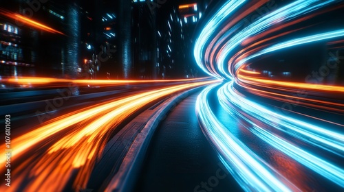 Light Trails 8K Photorealistic Ultra Photoreal Unreal