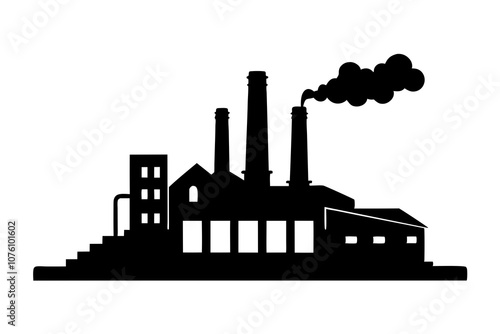 Factory | isolated vector illustration on white background