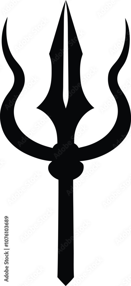 harpoons silhouette vector, poseidon tridents icon black harpoons silhouette vector, poseidon tridents icon black