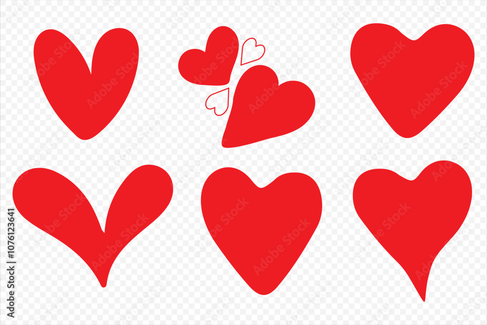 Heart doodles set. Hand drawn hearts collection. Romance and love illustrations. eps 10. Heart doodles set. Hand drawn hearts collection. Romance and love illustrations. eps 10.