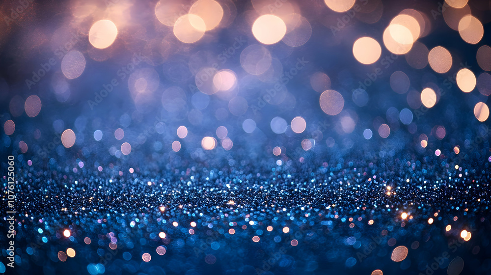 Abstract Background with Blurred Lights and Glitter Abstract Background with Blurred Lights and Glitter