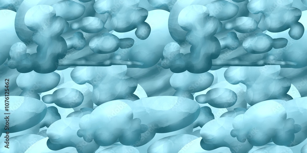 blue clouds seamless pattern background. fabric, textile, wallpaper and template design concept. nature, weather, atmospher, and temperature themes blue clouds seamless pattern background. fabric, textile, wallpaper and template design concept. nature, weather, atmospher, and temperature themes