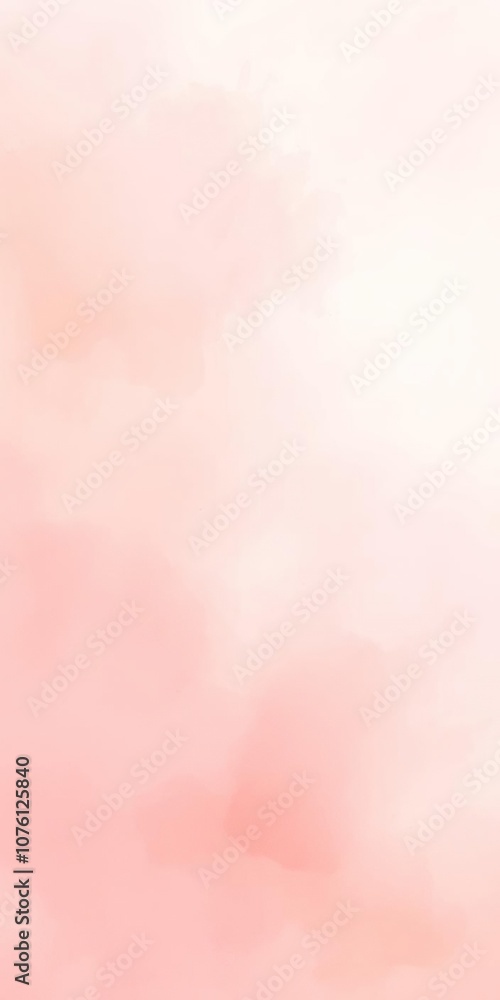 Soft and ethereal watercolor background featuring abstract shades of pink and peach, colorful, smooth Soft and ethereal watercolor background featuring abstract shades of pink and peach, colorful, smooth