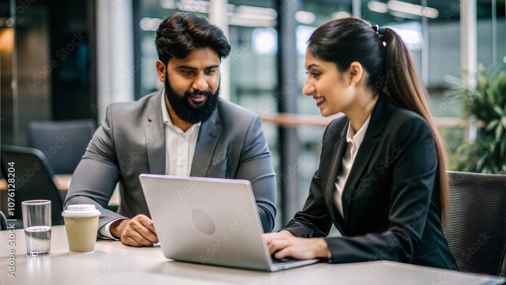 Indian IT Consultant with Client in Office – An Indian consultant discussing tech solutions with a client in a corporate environment.
Indian IT Consultant with Client in Office – An Indian consultant discussing tech solutions with a client in a corporate environment.