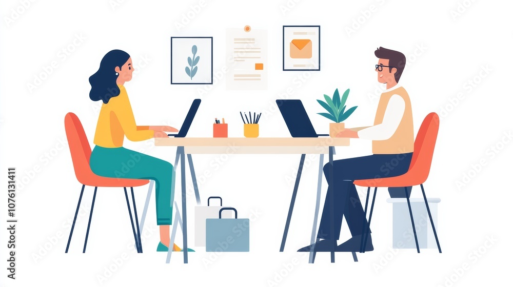 Employer or HR leader is interviewing participants, applying for a company employee, and having read the proficiency test resume to recruit qualified employees, Selection of job applicants. Employer or HR leader is interviewing participants, applying for a company employee, and having read the proficiency test resume to recruit qualified employees, Selection of job applicants.