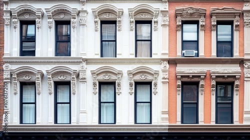 Classic Architectural Facade with Ornate Details