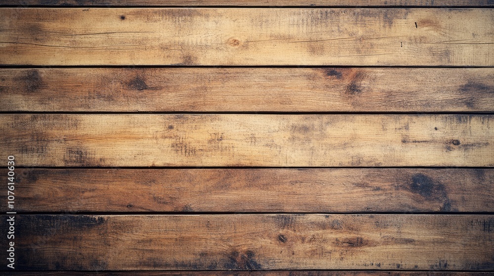 Naklejka premium Wood texture background created with rich, natural tones, perfect for design projects. This wood texture background provides ample copy space for various applications.