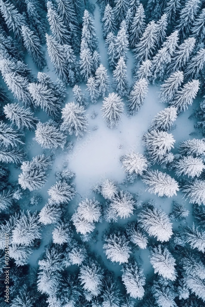 Snowy Forest Landscape Snowy Forest Landscape