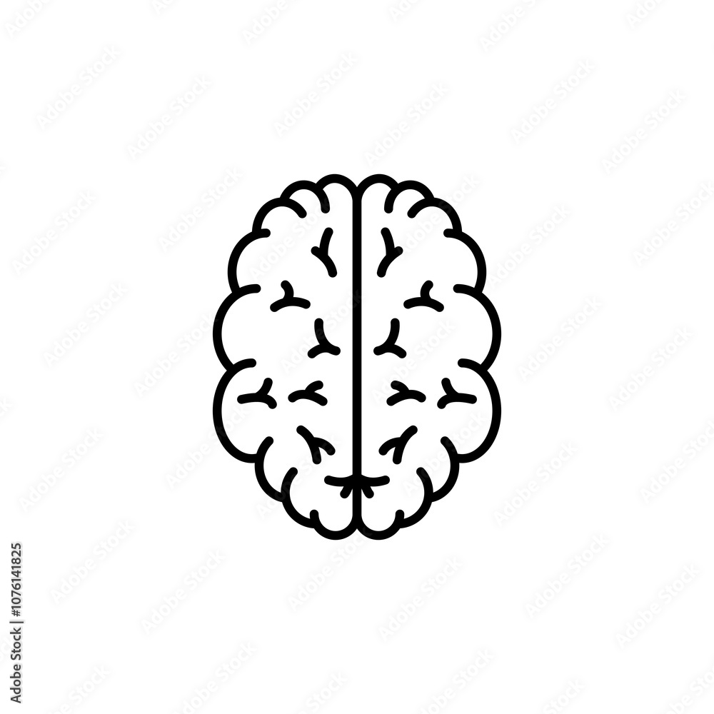 Fototapeta premium Human Brain Icon