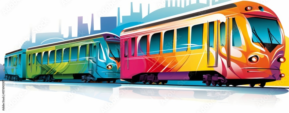 A Vibrant Train Collection in Restraint A Vibrant Train Collection in Restraint