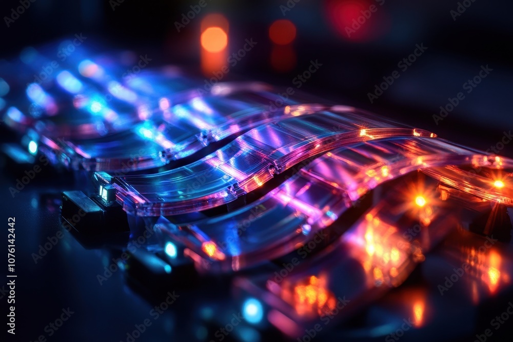 Artistic Wave of Solar Cells: A Creative Display of Renewable Energy in Motion Artistic Wave of Solar Cells: A Creative Display of Renewable Energy in Motion