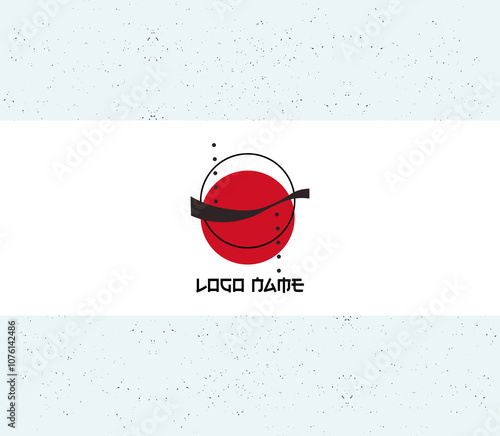 beautiful logo in Japanese style