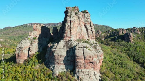 Eternal Rocks: Cinematic View of The Pine Stone (Borov kamuk) in Bulgaria photo