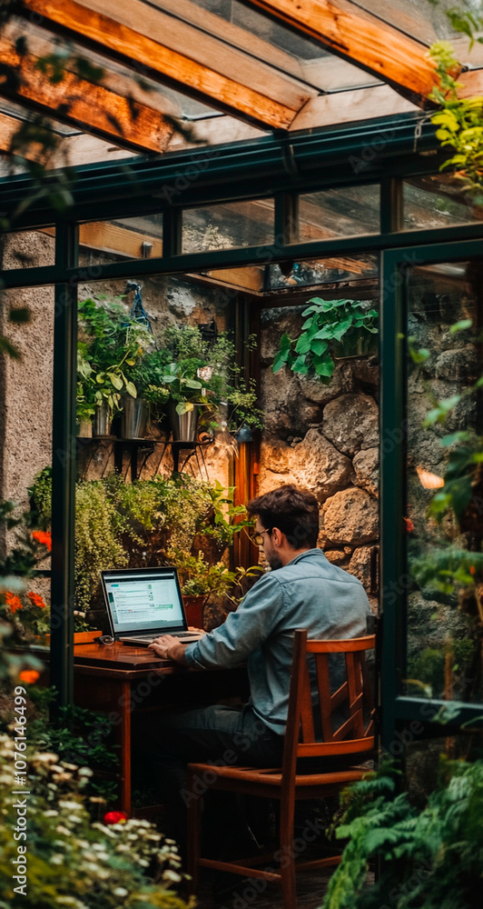 Naklejka premium landscaping