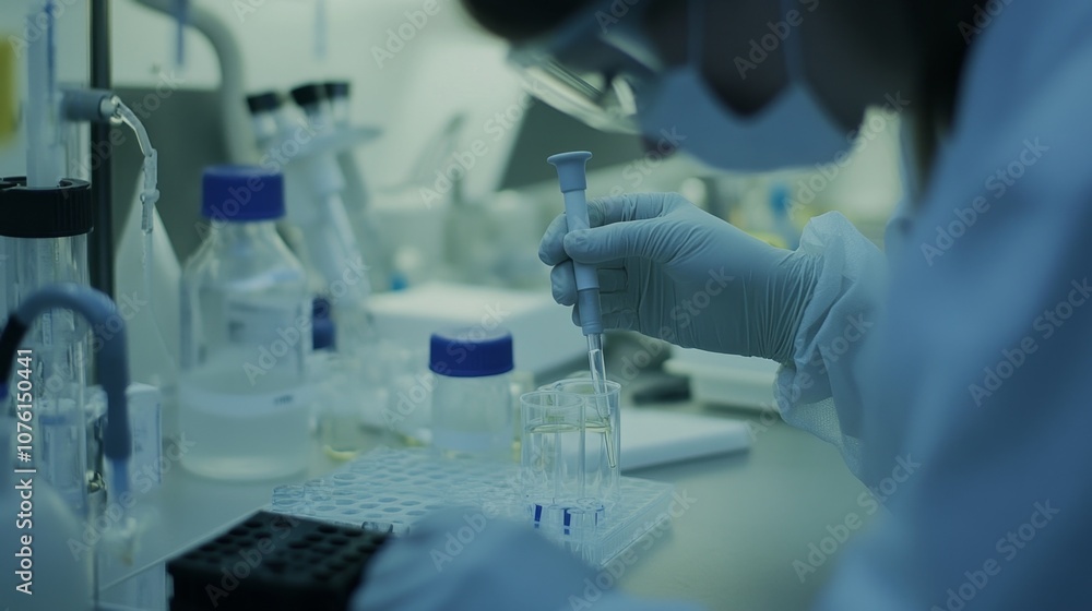 Scientists in lab coats meticulously examining and testing materials under controlled conditions, emphasizing the importance of precision and innovation in scientific research. Scientists in lab coats meticulously examining and testing materials under controlled conditions, emphasizing the importance of precision and innovation in scientific research.