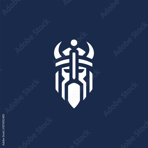 Nordic god head logo