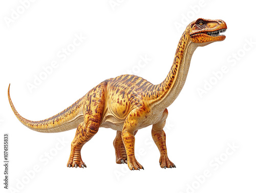 Phorusrhacos dinosaur isolated on transparent background photo