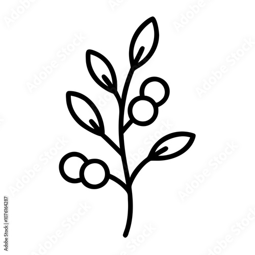 barberry icon, fruits vector icon - simple vector illustration of a barberry, in a simple and clean style, suitable for food and health themes. fruits flat illustration.