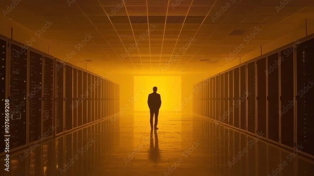 Network engineer configures firewall in data center to enhance security and optimize performance Network engineer configures firewall in data center to enhance security and optimize performance