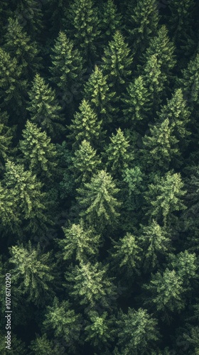 Wallpaper Mural A forest of trees with a lot of green leaves Torontodigital.ca