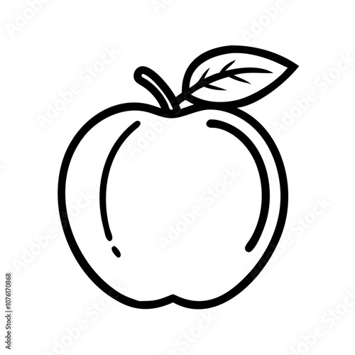 nectarine icon, fruits vector icon - simple vector illustration of a nectarine, in a simple and clean style, suitable for food and health themes. fruits flat illustration.