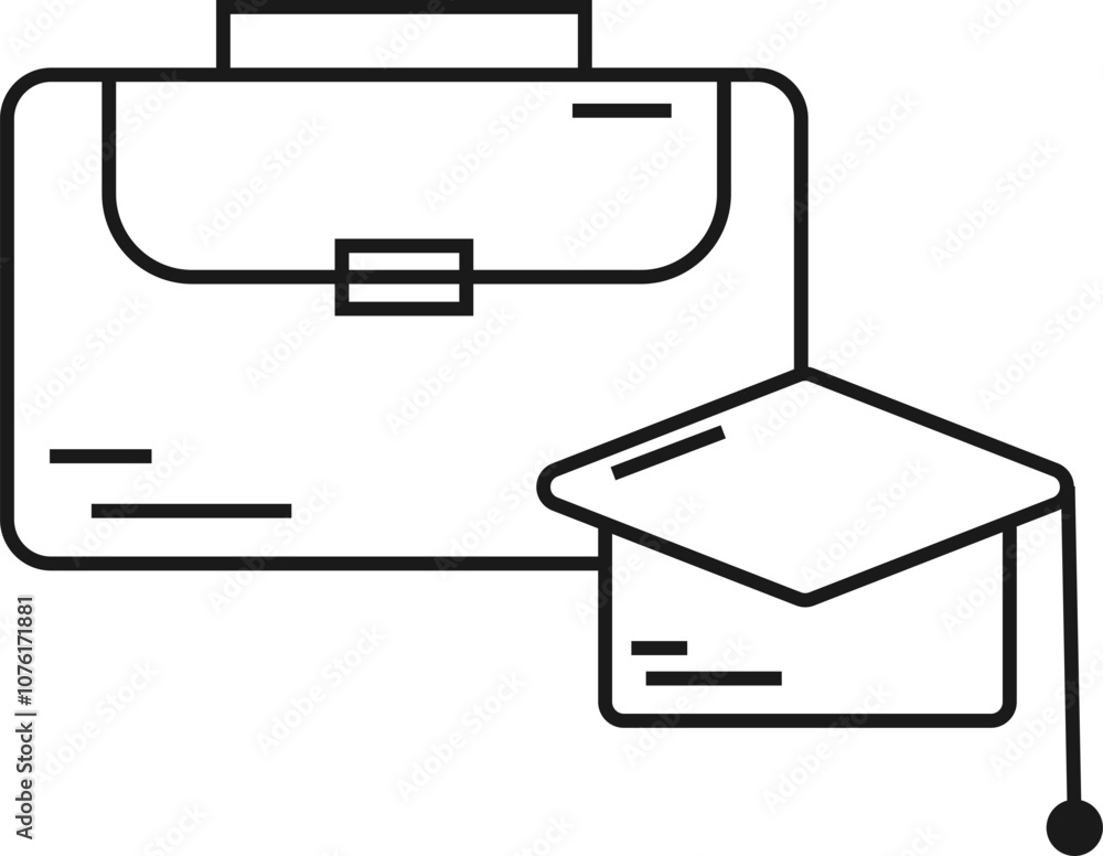 Internship Line Icon Internship Line Icon