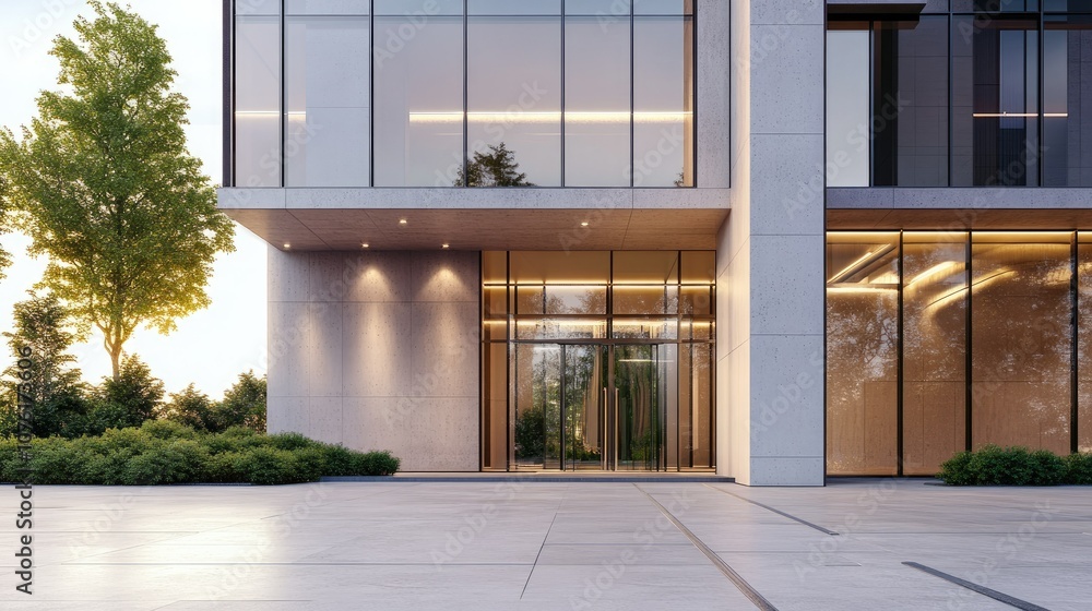 Modern Architecture with Sleek Exterior Design Modern Architecture with Sleek Exterior Design