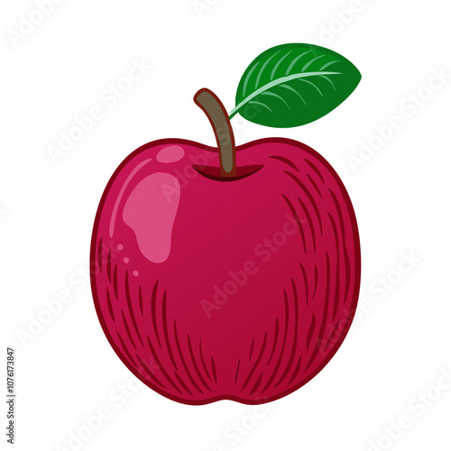 velvet apple icon, fruits vector icon - simple vector illustration of a velvet apple, in a simple and clean style, suitable for food and health themes. fruits flat illustration.