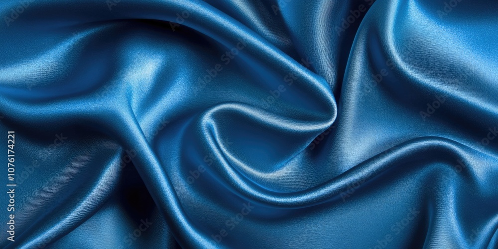 Obraz premium Smooth silk fabric texture background ideal for various creative projects, providing a luxurious and elegant feel for design purposes and artistic endeavors.