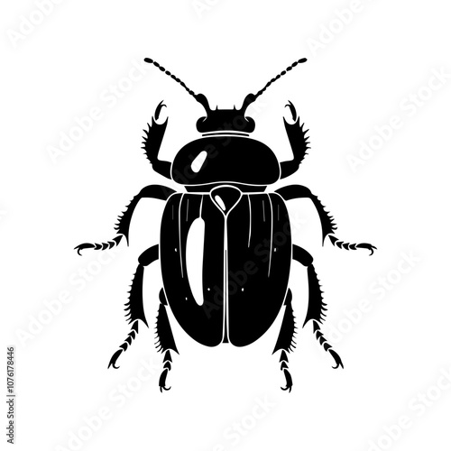 Beetle Silhouette Set: Unique Vector Art for Graphic Design Projects