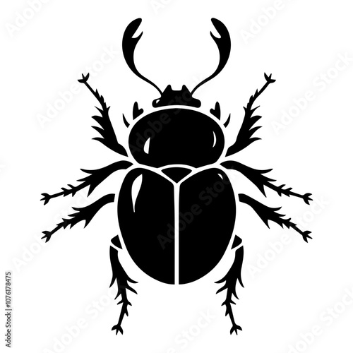 Beetle Silhouette Set: Unique Vector Art for Graphic Design Projects