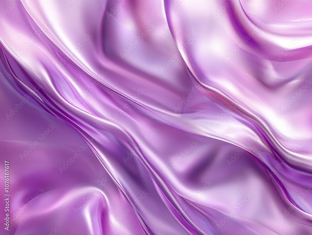 Purple Silk Fabric Close Up Purple Silk Fabric Close Up