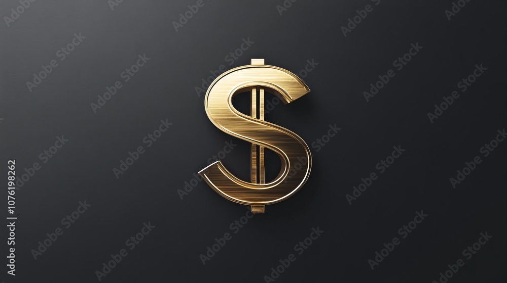 Obraz premium abstract money logos 