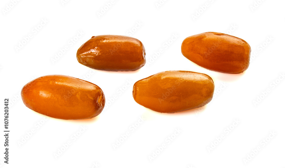 isolated date palm on white background. isolated date palm on white background.