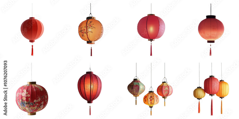 Chinese lamp png isolated set in 3d transparent using for newyear presentation. Chinese lamp png isolated set in 3d transparent using for newyear presentation.