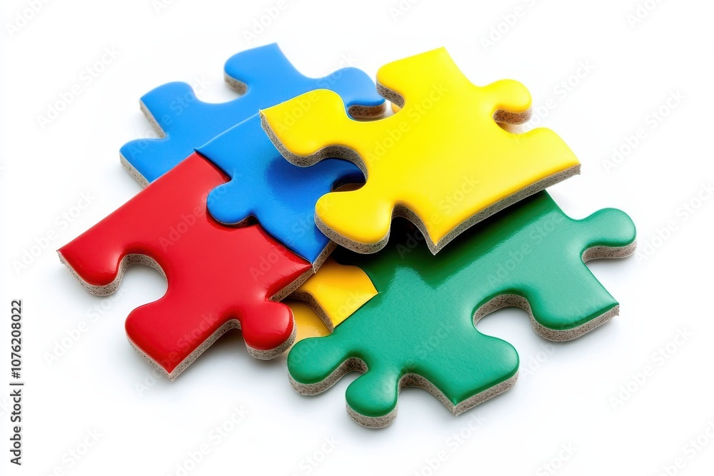 Colorful Puzzle Pieces Invite Creative Play and Cognitive Development for All Ages Colorful Puzzle Pieces Invite Creative Play and Cognitive Development for All Ages