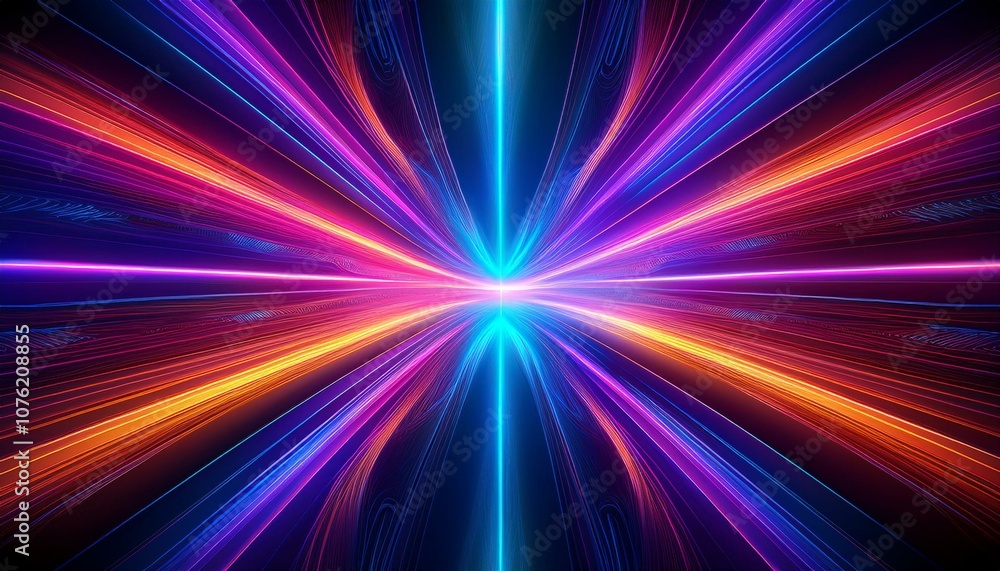 electric background with rays electric background with rays