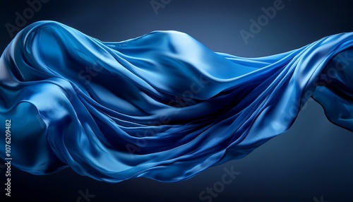 Wallpaper Mural blue velvets with blue background   Torontodigital.ca