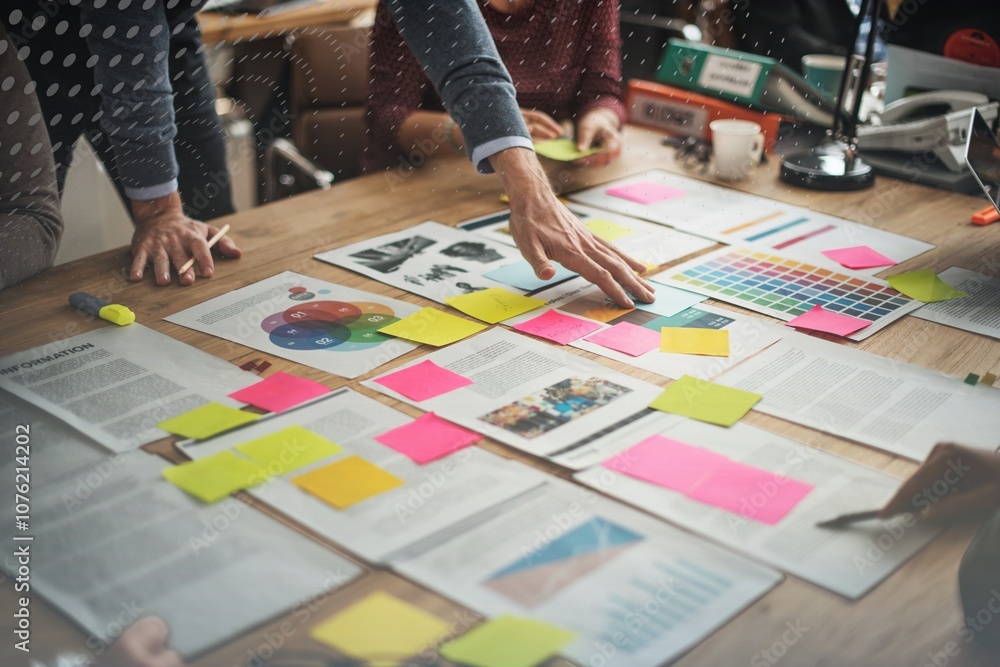 Business people are brainstorming Business people are brainstorming