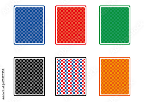 トランプの柄デザインセット