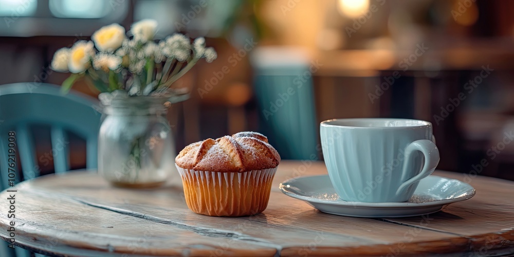 A charming muffin shaped like a boomerang rests on a ceramic table, making for a delightful breakfast choice. A charming muffin shaped like a boomerang rests on a ceramic table, making for a delightful breakfast choice.