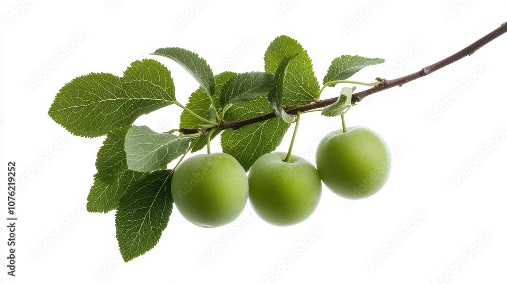 custom made wallpaper toronto digitalDiscover how green plums thrive on their branches surrounded by lush leaves for a vibrant harvest