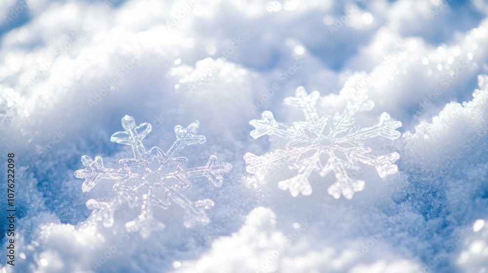 A soft snow background, delicate snowflakes and a smooth white texture, chilly and serene. A soft snow background, delicate snowflakes and a smooth white texture, chilly and serene.