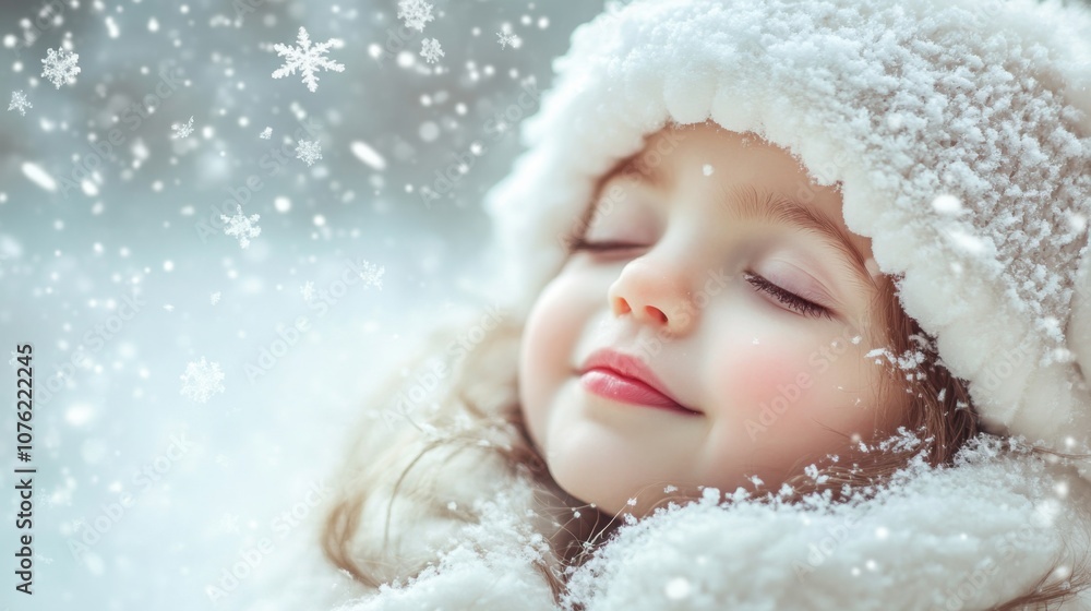 A soft snow background, delicate snowflakes and a smooth white texture A soft snow background, delicate snowflakes and a smooth white texture