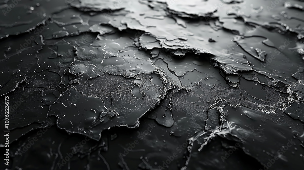 Abstract Cracked Texture With Dark Metallic Surface Abstract Cracked Texture With Dark Metallic Surface