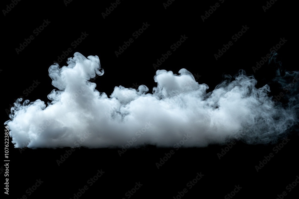 A cloud of smoke is floating in the air A cloud of smoke is floating in the air